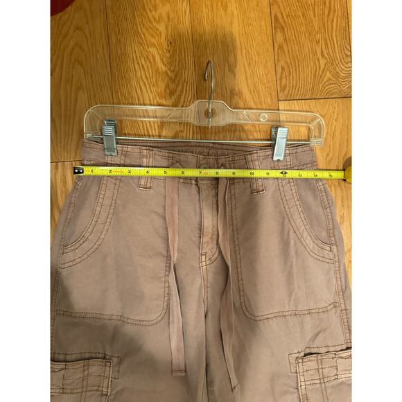 NWT AE HIGH-WAISTED CONVERTIBLE BAGGY CARGO JOGGER size 000 - Picture 10 of 16